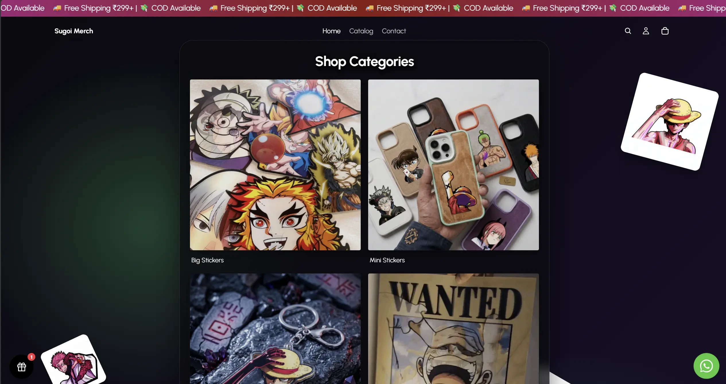 Sugoi Merch Shopify Store